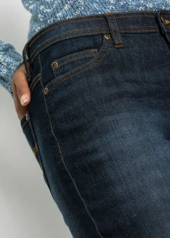Clearance Vaqueros elásticos con corte mom y talle medio Mujer Vaqueros|Tallas Pequeñas
