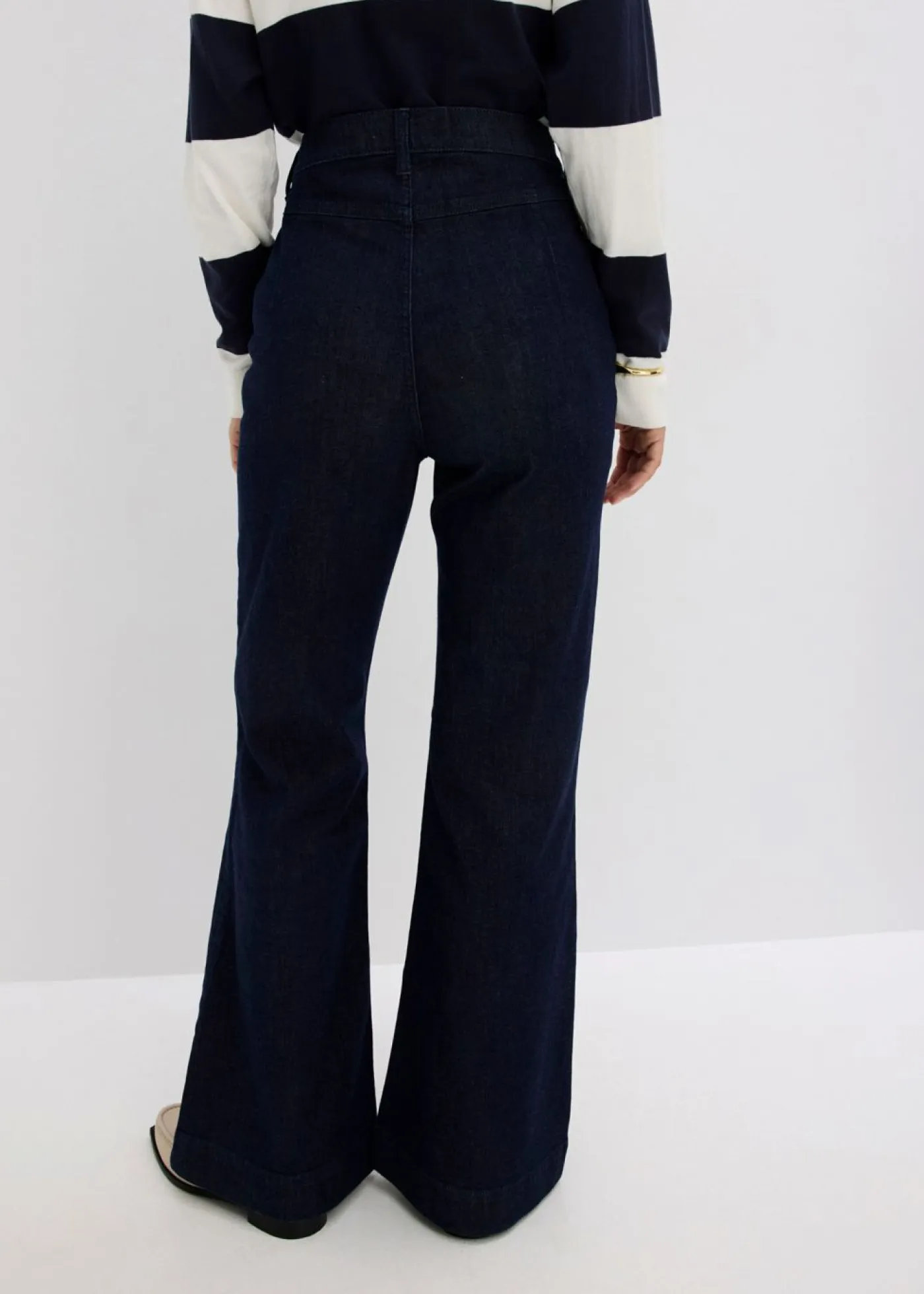 Outlet Vaqueros flared, high waist Mujer Vaqueros