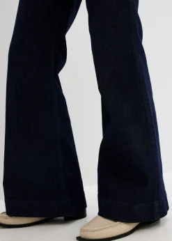 Outlet Vaqueros flared, high waist Mujer Vaqueros