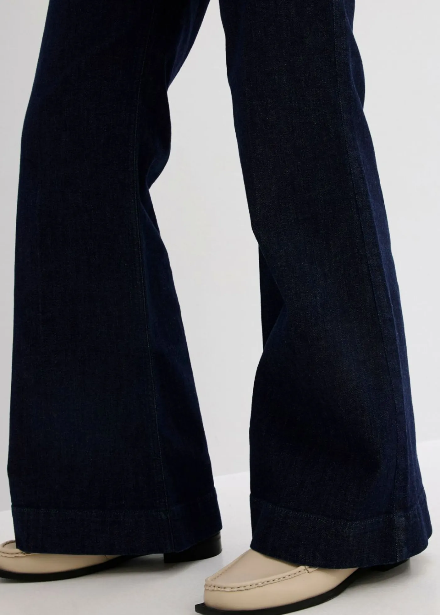 Outlet Vaqueros flared, high waist Mujer Vaqueros