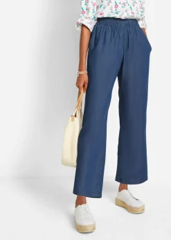 Discount Vaqueros ligeros con cinturilla cómoda y corte holgado Mujer Vaqueros