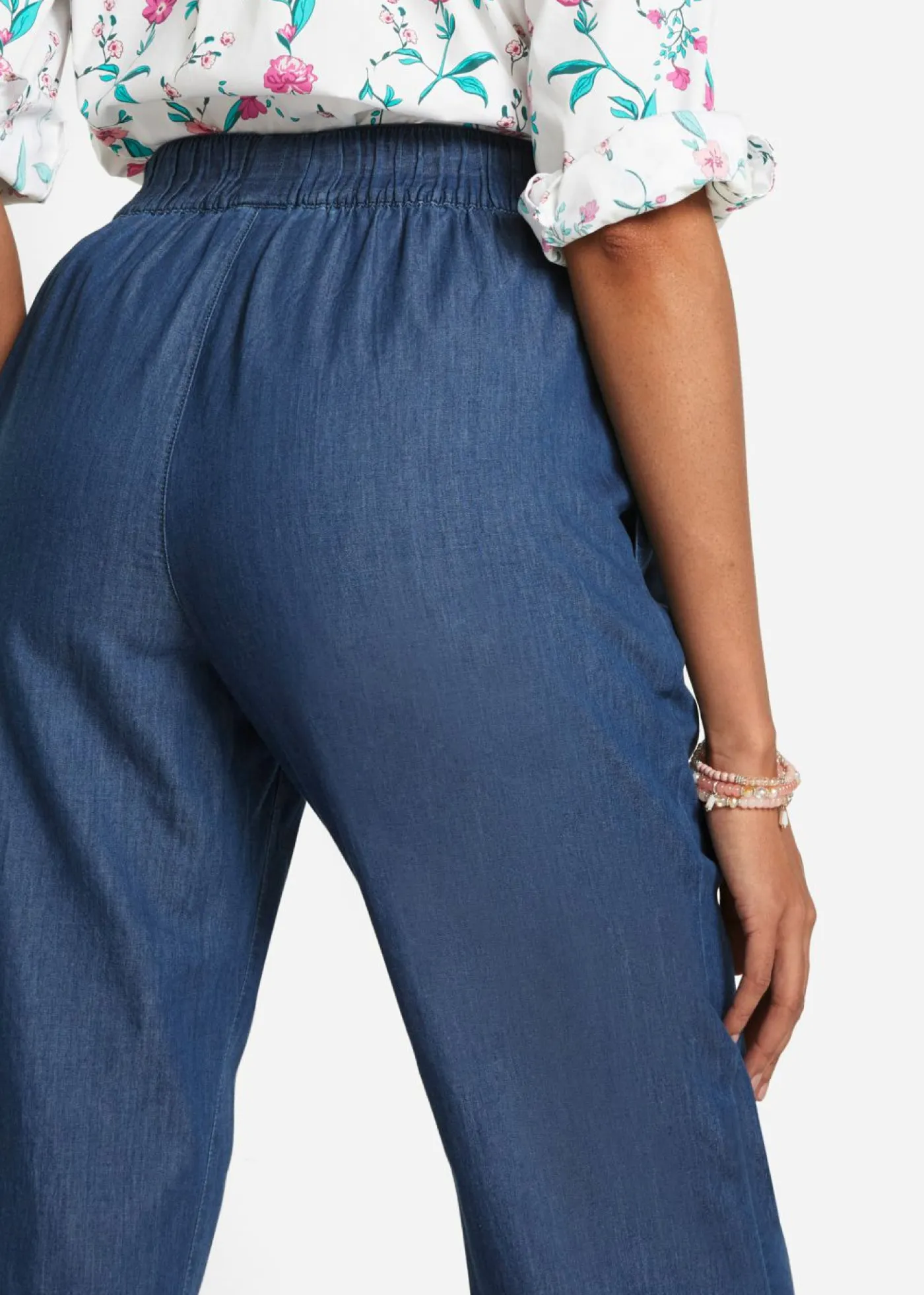 Discount Vaqueros ligeros con cinturilla cómoda y corte holgado Mujer Vaqueros