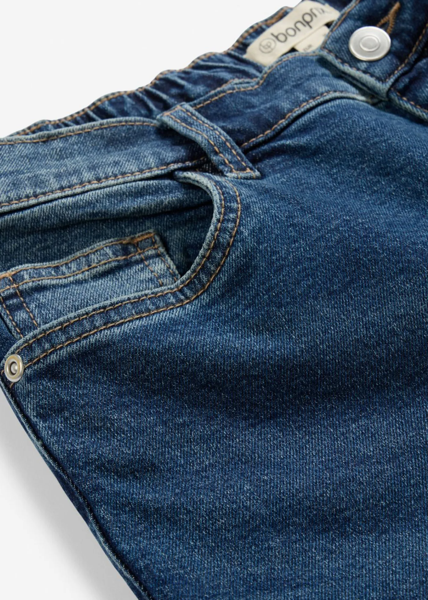 Online Vaqueros mom, high waist, cropped Mujer Tallas Pequeñas