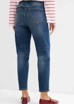 Online Vaqueros mom, high waist, cropped Mujer Tallas Pequeñas