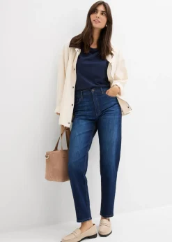 Vaqueros mom, high waist, cropped Mujer Vaqueros