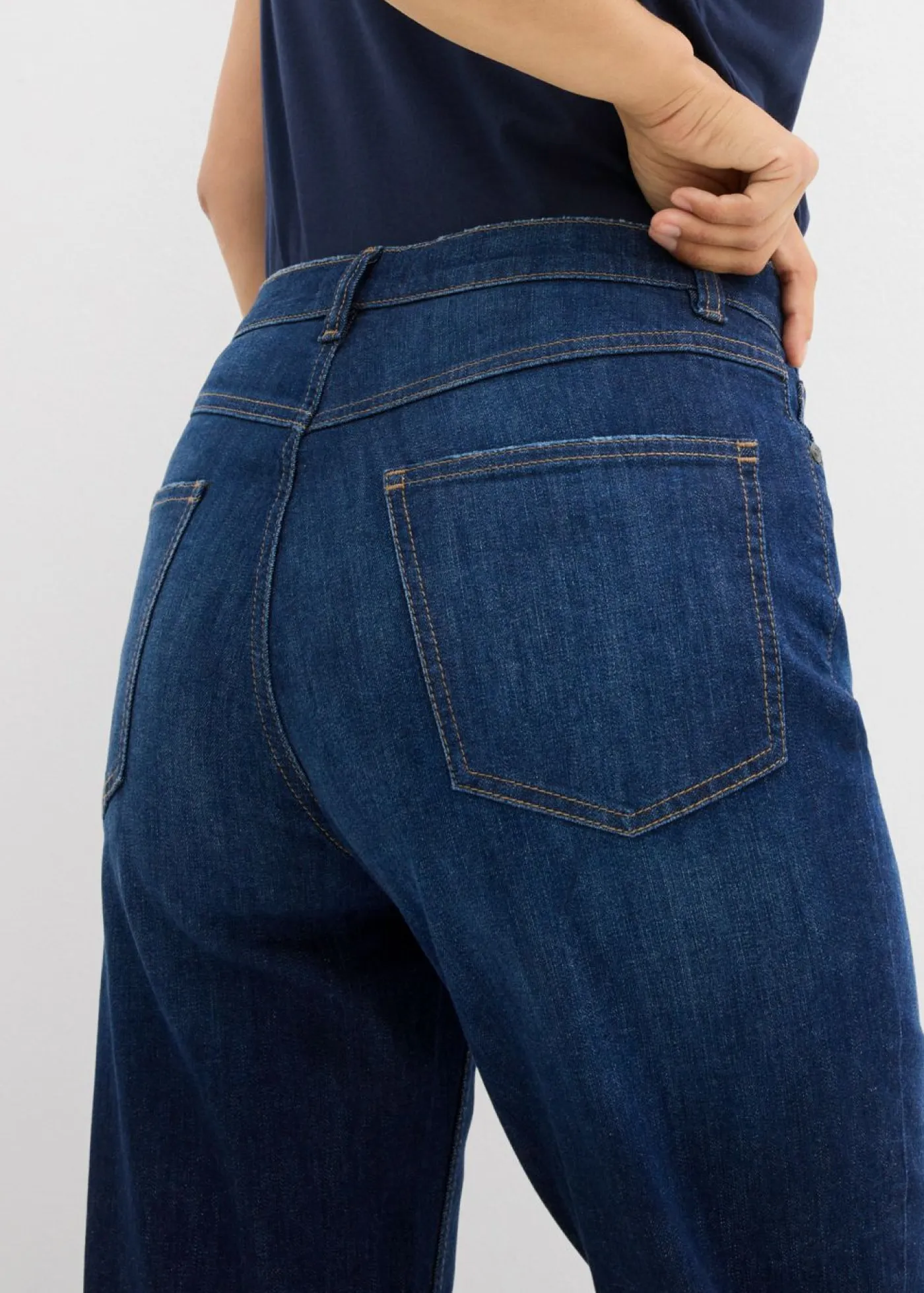 Vaqueros mom, high waist, cropped Mujer Vaqueros