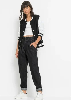 Outlet Vaqueros mom, talle alto, elásticos Mujer Vaqueros