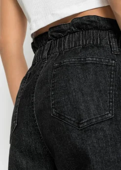 Outlet Vaqueros mom, talle alto, elásticos Mujer Vaqueros