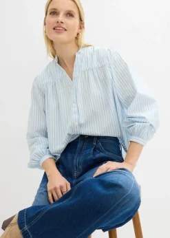 Hot Vaqueros palazzo, super wide, de algodón Mujer Vaqueros