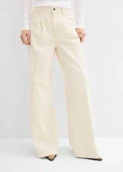 Outlet Vaqueros palazzo, super wide, de algodón Mujer Vaqueros|Tallas Pequeñas