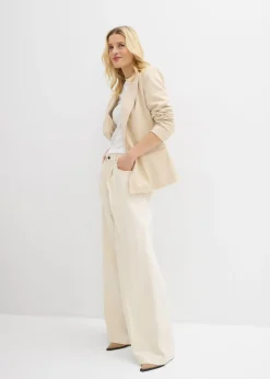 Outlet Vaqueros palazzo, super wide, de algodón Mujer Vaqueros|Tallas Pequeñas