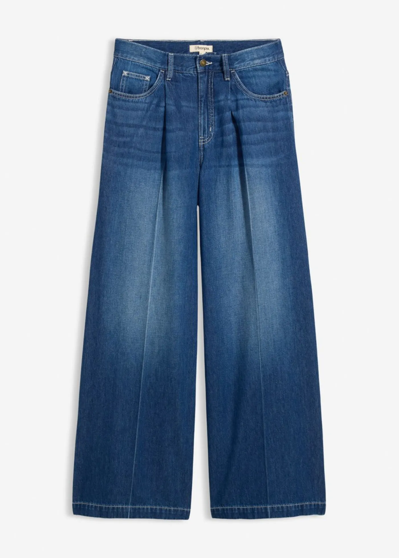 New Vaqueros palazzo, super wide, de algodón Mujer Tallas Pequeñas|Novedades