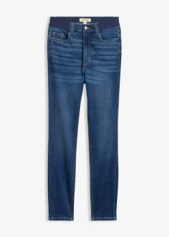 Sale Vaqueros pitillo con talle medio y cinturilla cómoda Mujer Vaqueros|Tallas Pequeñas
