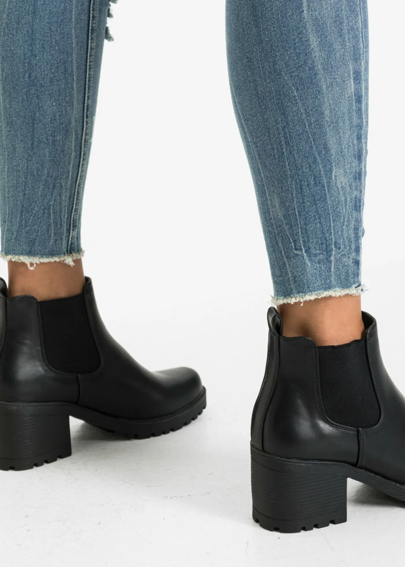 Clearance Vaqueros pitillo de talle medio Mujer Vaqueros
