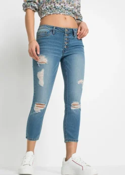 Outlet Vaqueros pitillo desgastados Mujer Vaqueros