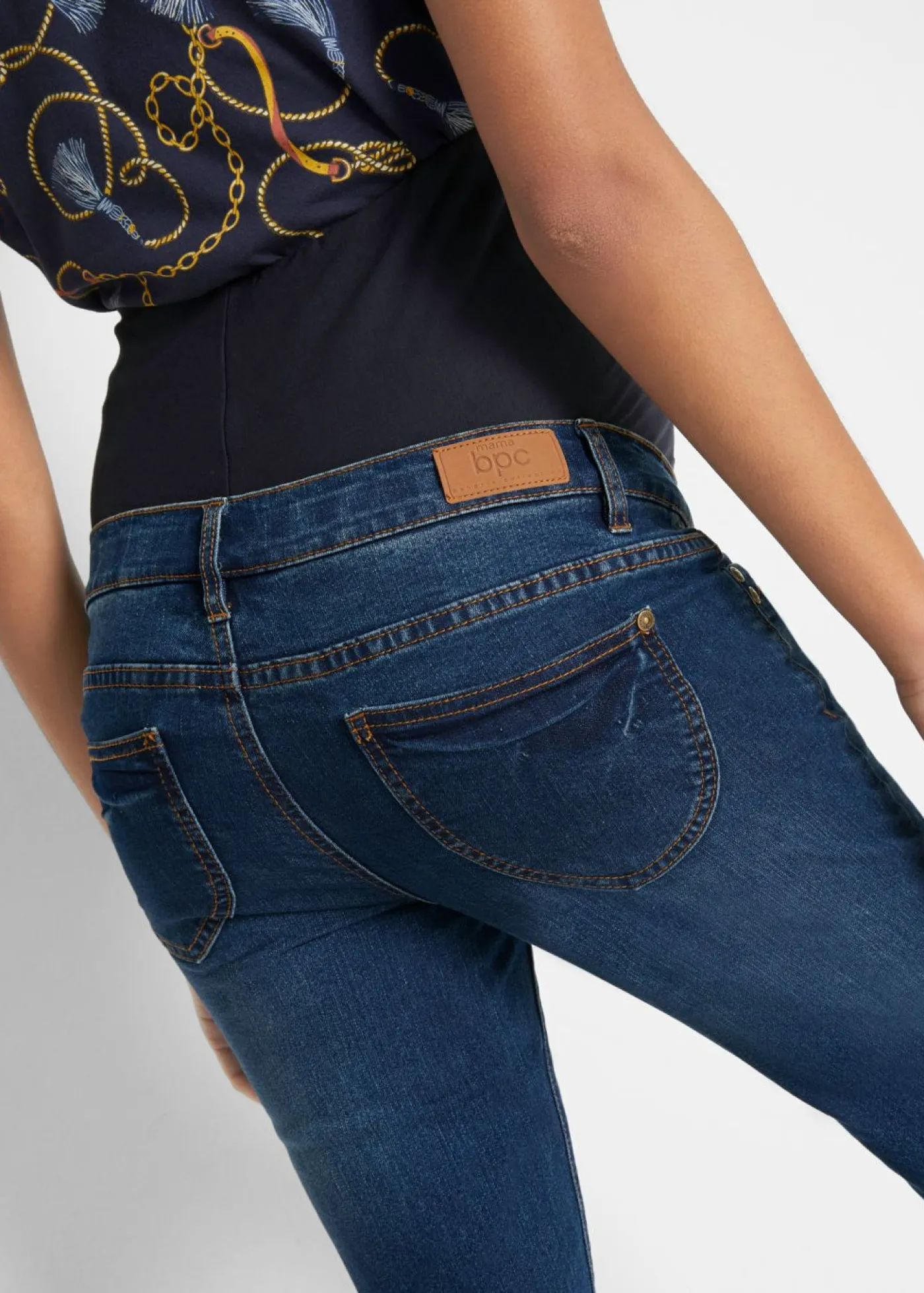Best Vaqueros premamá con largo 7/8, slim Mujer Premamá