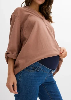 Sale Vaqueros premamá de algodón orgánico con perneras ligeramente acampanadas Mujer Premamá