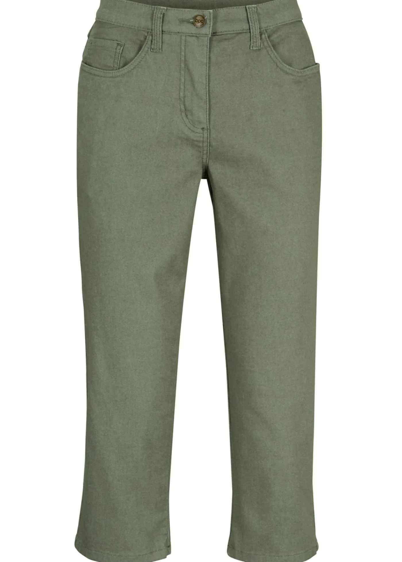 Outlet Vaqueros rectos con talle medio y cintura cómoda Mujer Pantalones