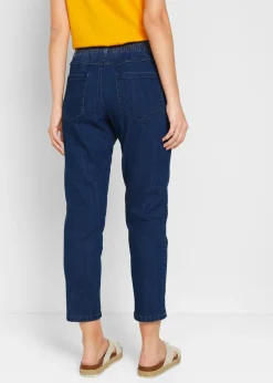 Outlet Vaqueros rectos de talle medio con cintura cómoda (2 unidades) Mujer Vaqueros