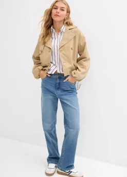 Discount Vaqueros rectos holgados de talle alto Mujer Vaqueros