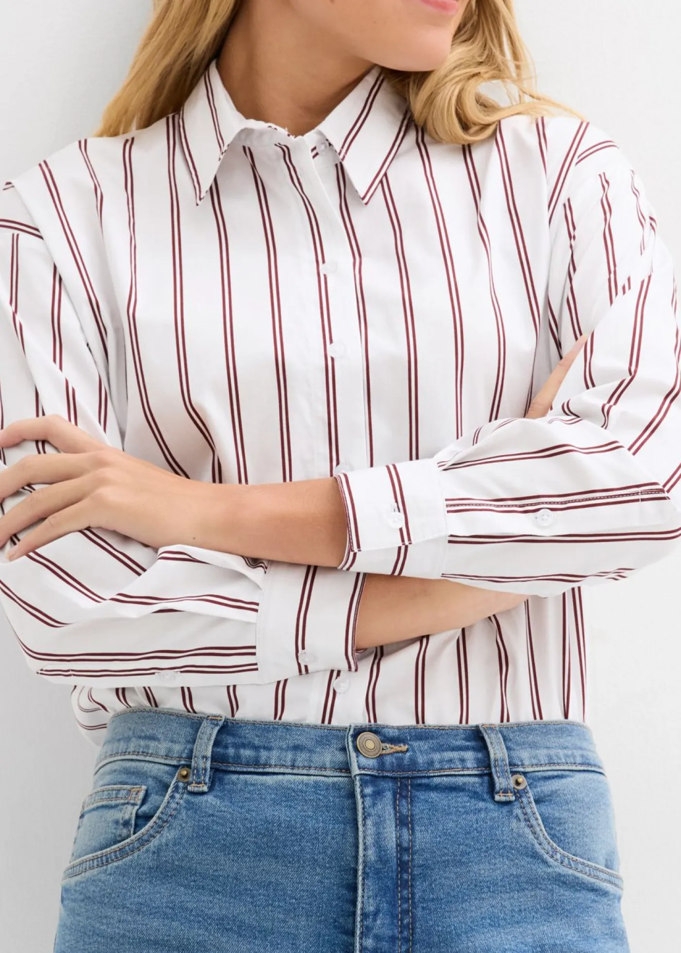 Discount Vaqueros rectos holgados de talle alto Mujer Vaqueros