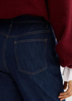 Outlet Vaqueros rectos holgados de talle alto Mujer Vaqueros