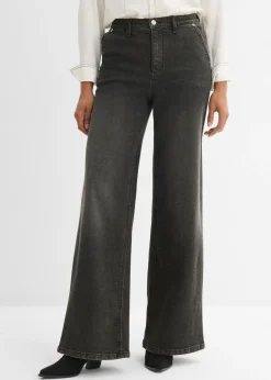 Best Vaqueros rectos holgados de talle alto Mujer Vaqueros|Novedades