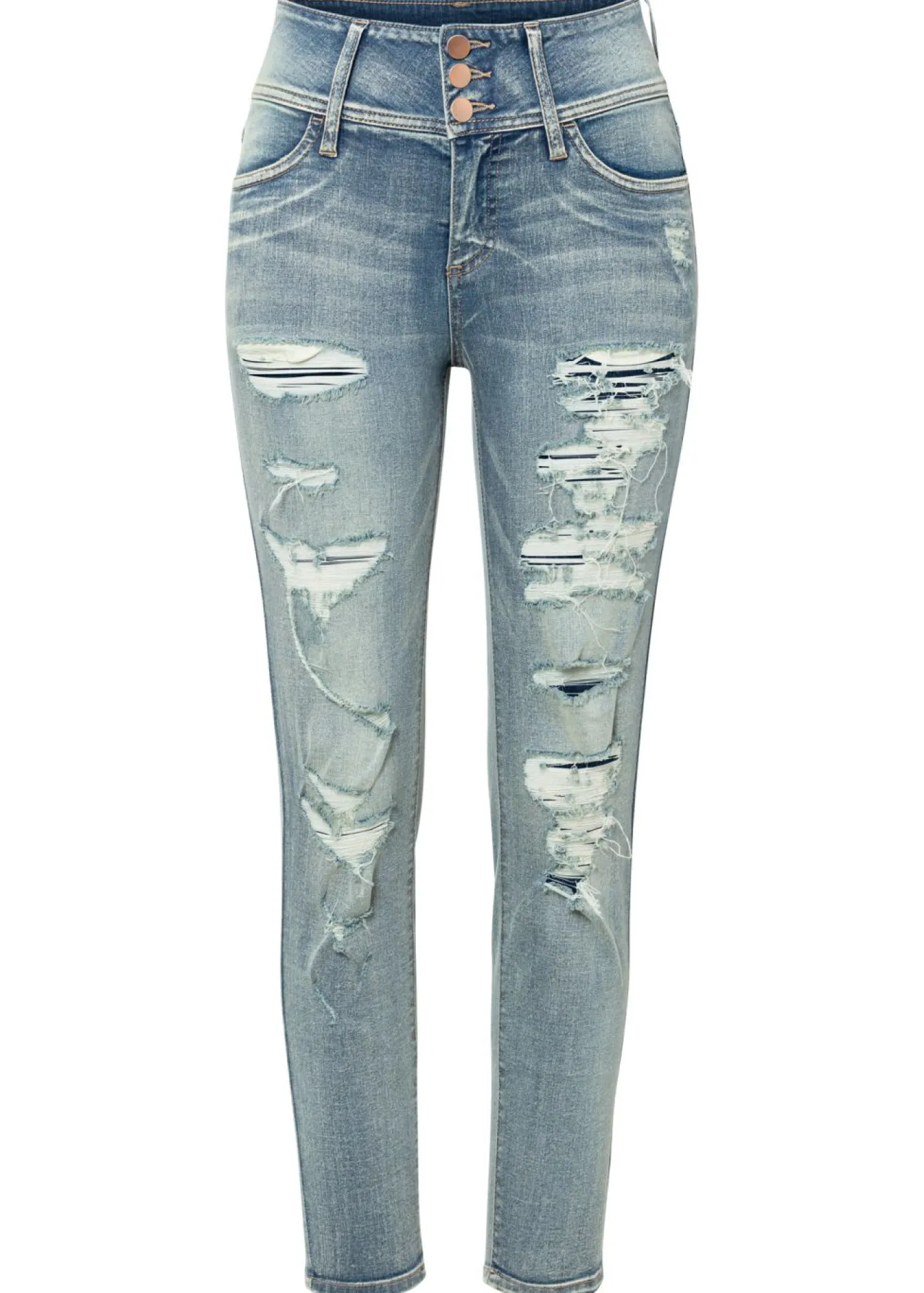 Hot Vaqueros skinny, high waist, elásticos Mujer Tallas Pequeñas|Vaqueros