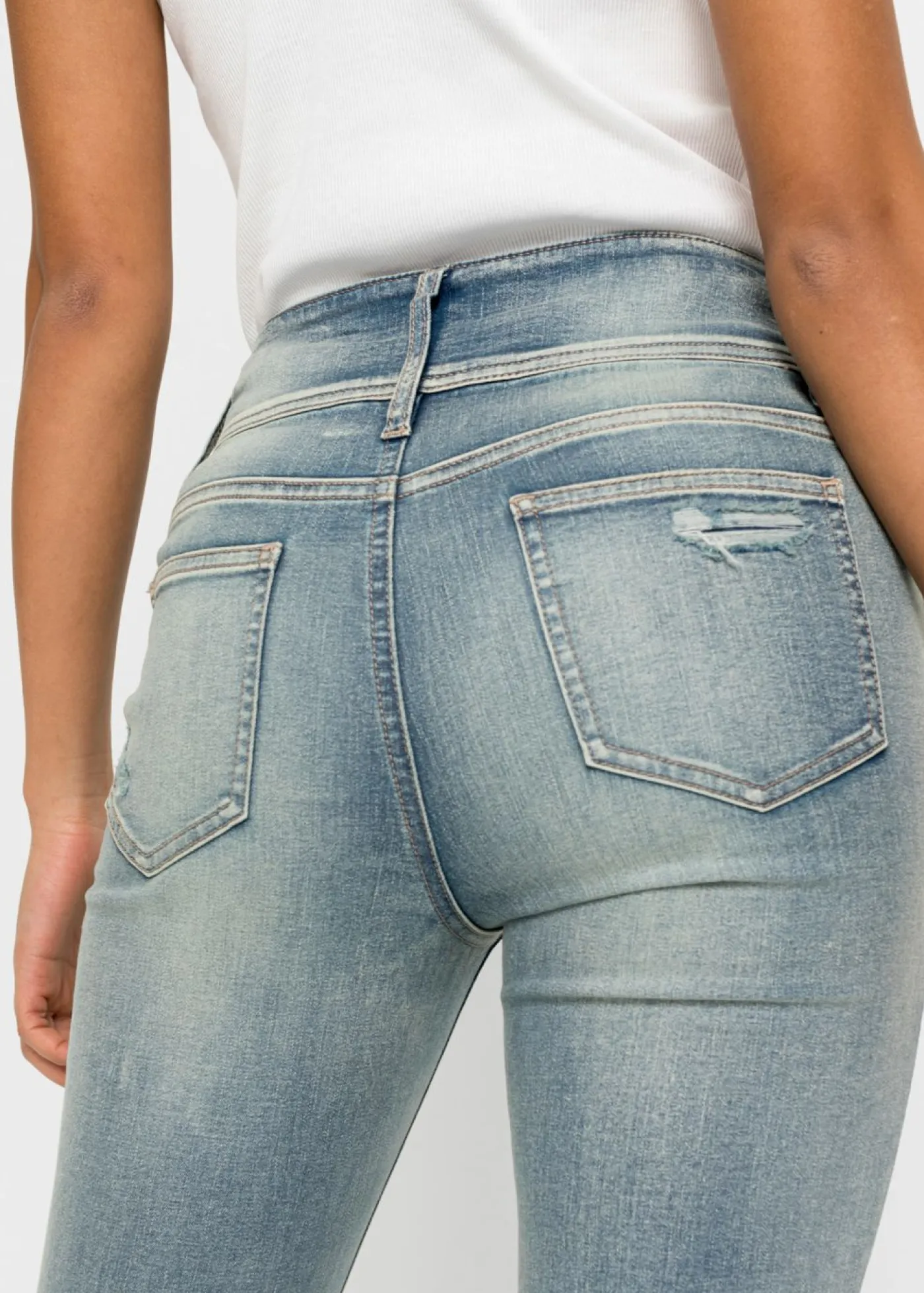 Hot Vaqueros skinny, high waist, elásticos Mujer Tallas Pequeñas|Vaqueros