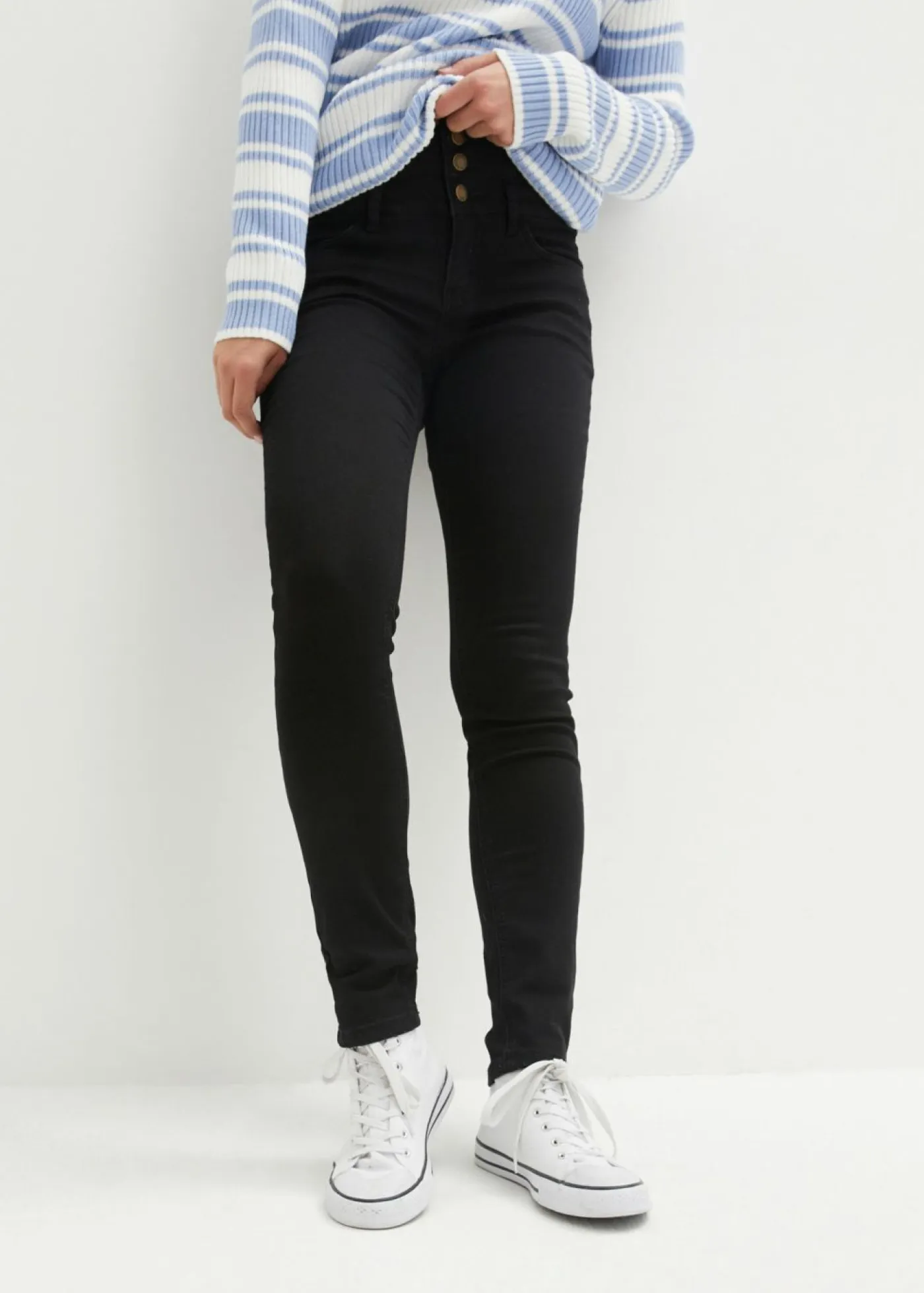 Vaqueros skinny, high waist, moldeadores y térmicos Mujer Ropa Térmica|Vaqueros