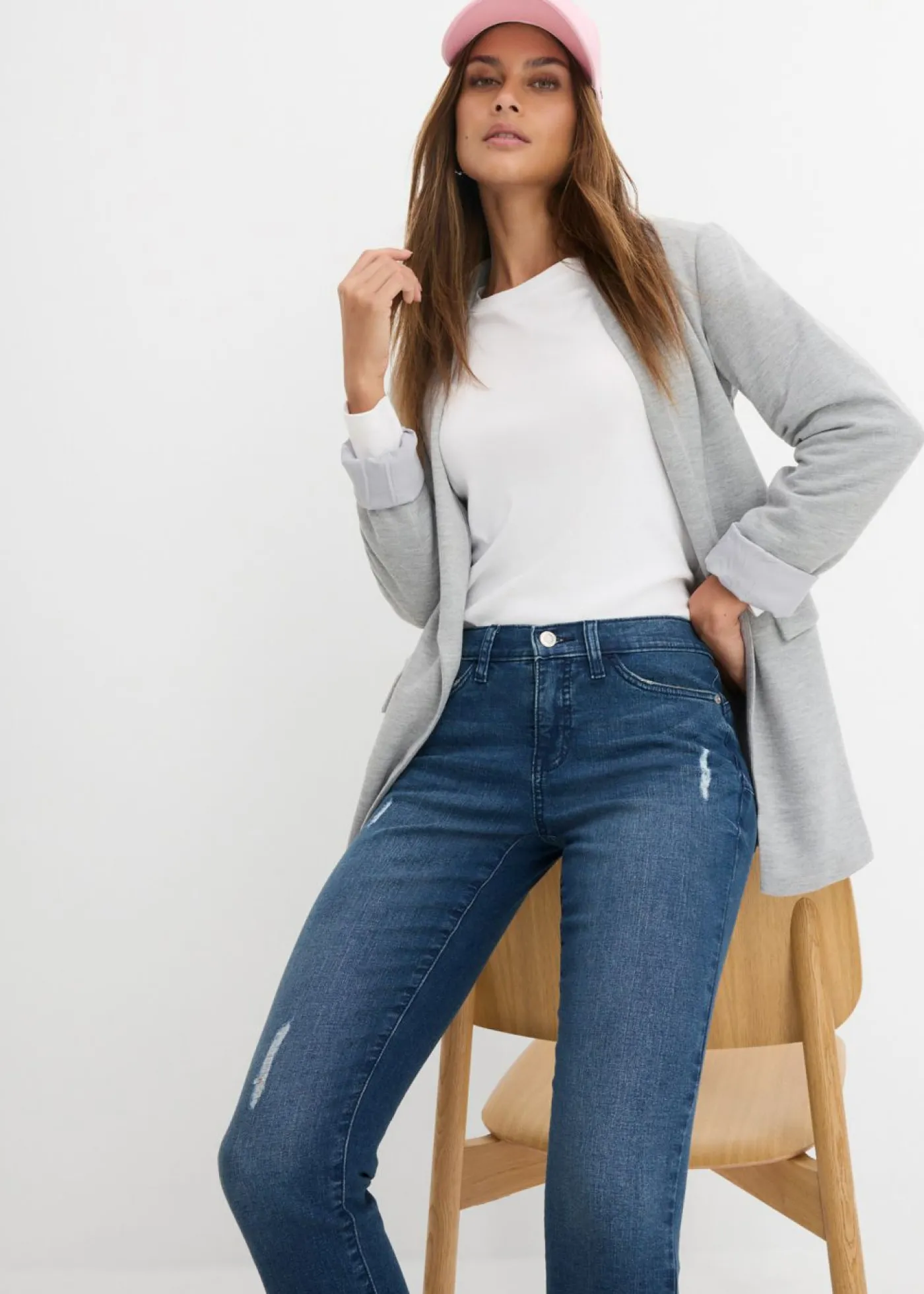 Discount Vaqueros skinny, mid waist, cropped Mujer Vaqueros