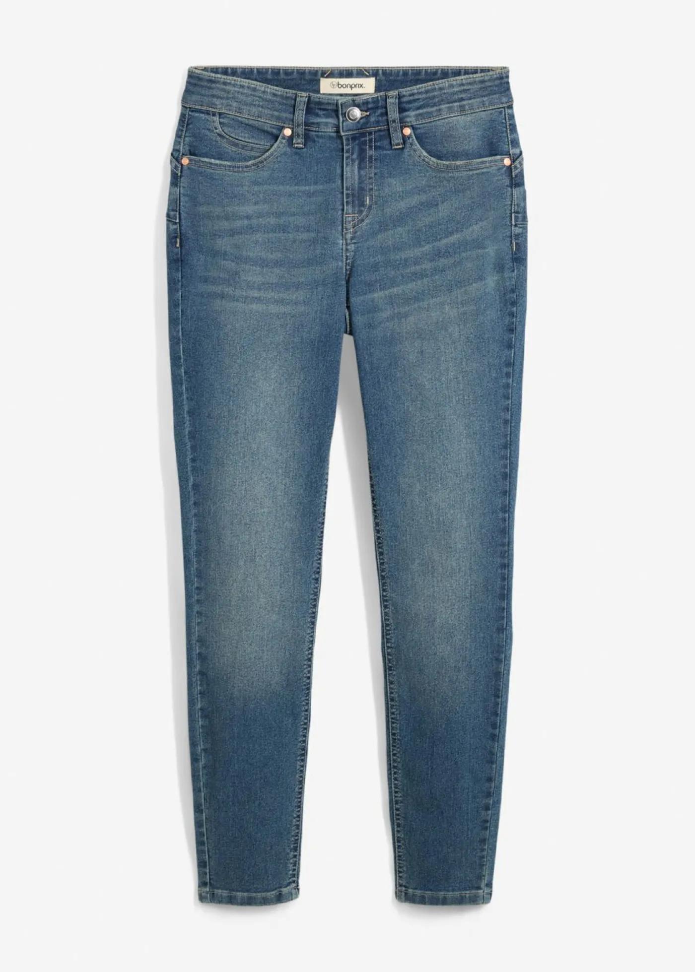 Online Vaqueros skinny, mid waist, elásticos Mujer Vaqueros