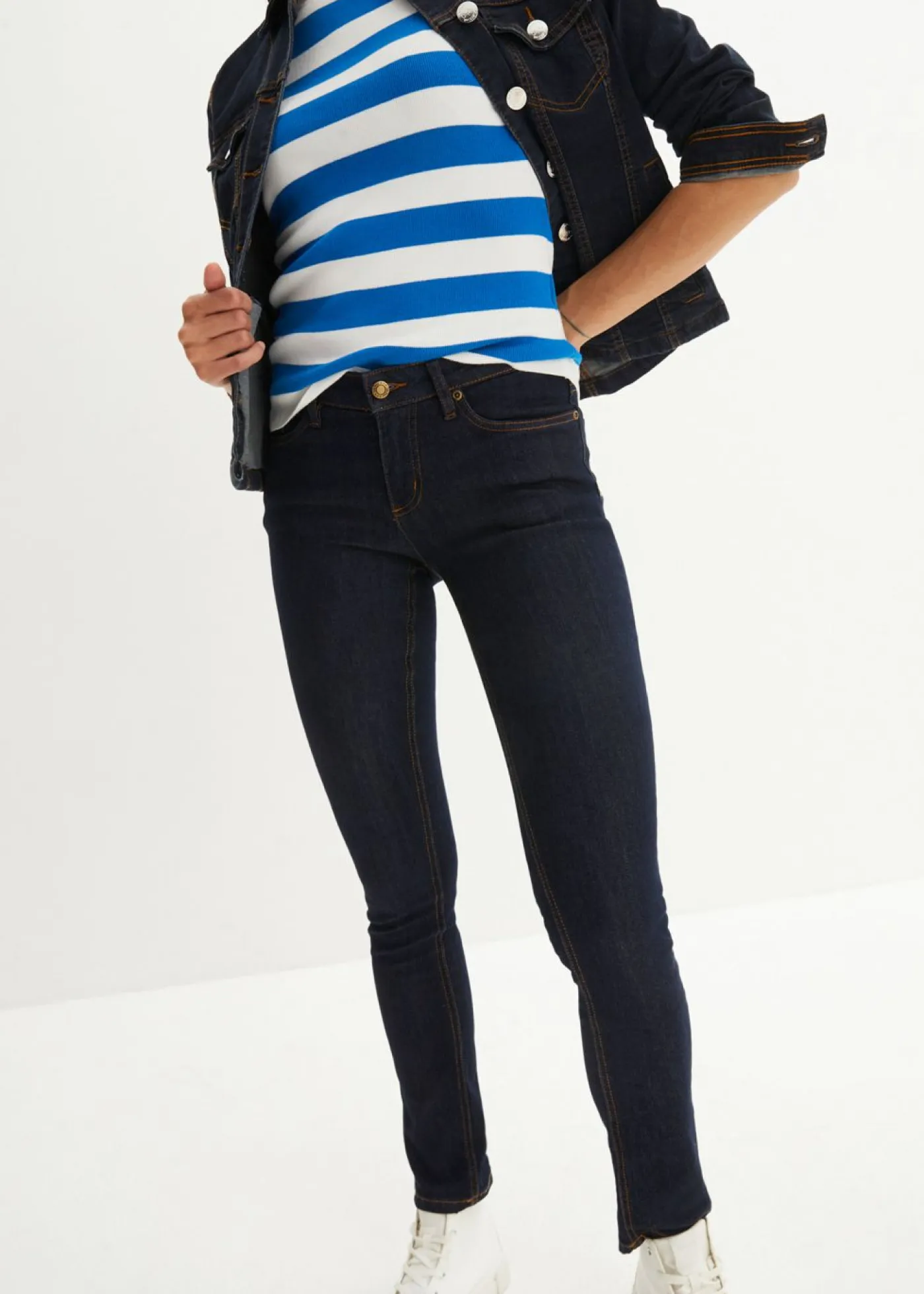 Discount Vaqueros skinny, mid waist, elásticos Mujer Vaqueros