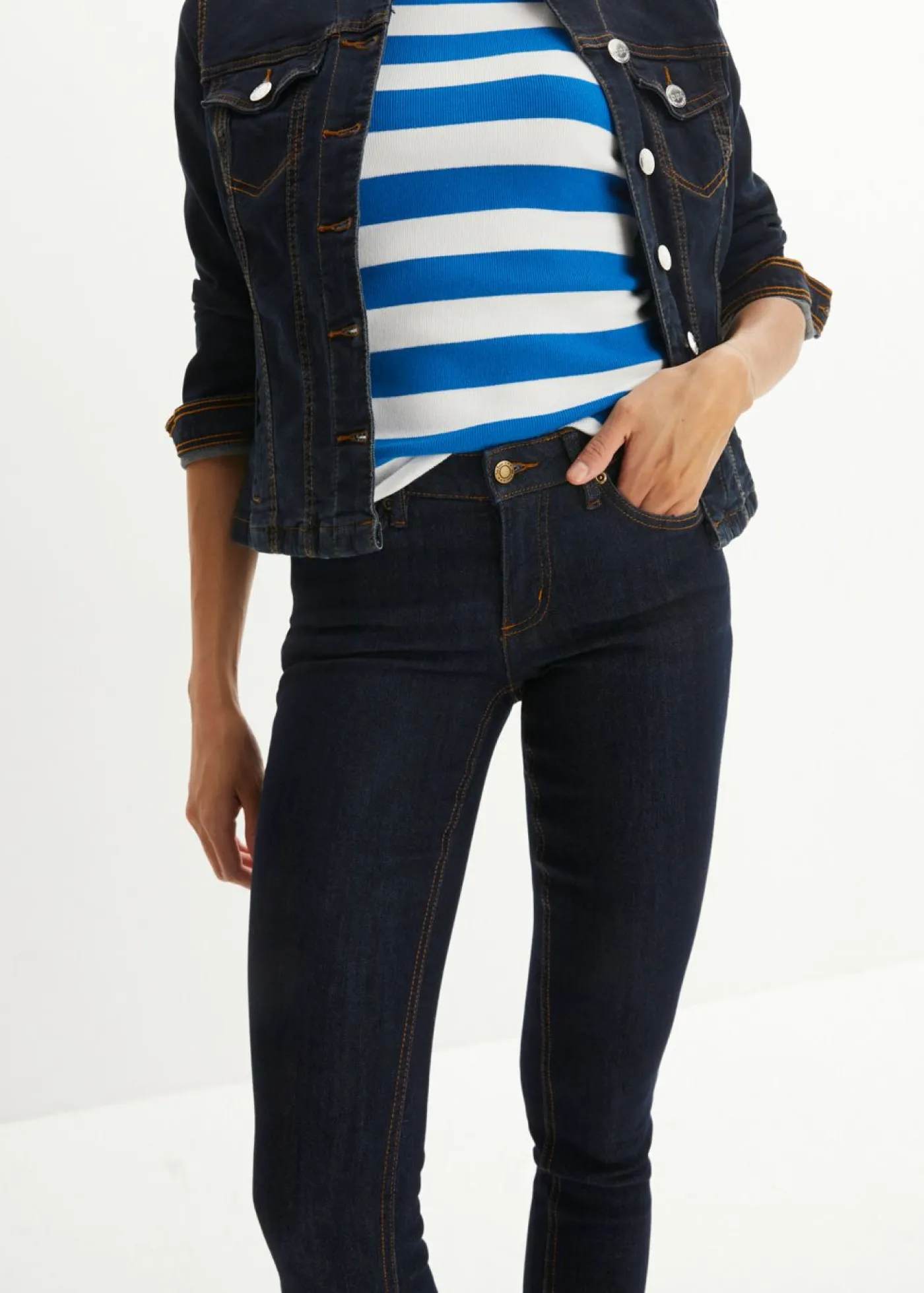 Discount Vaqueros skinny, mid waist, elásticos Mujer Vaqueros