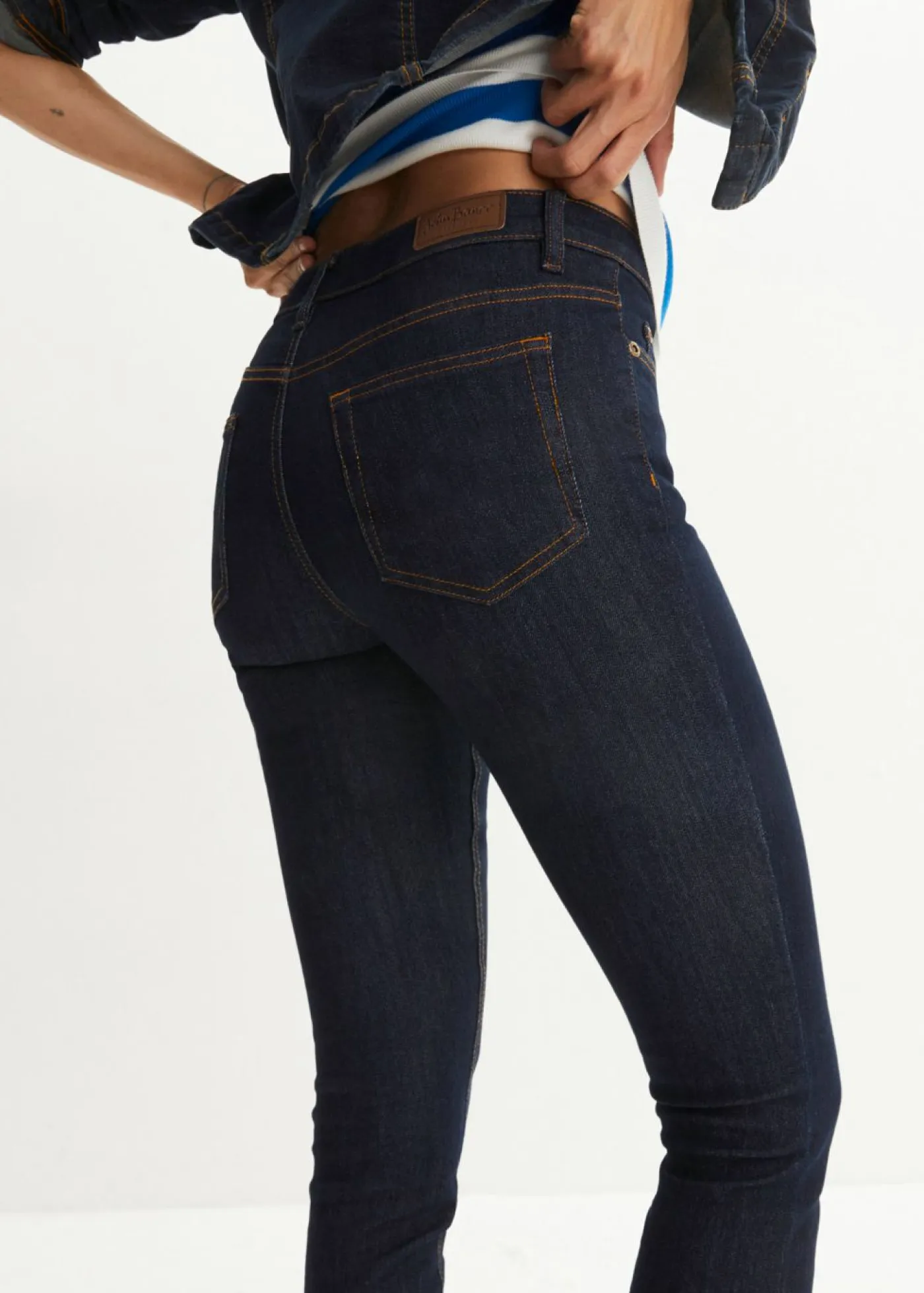 Best Vaqueros skinny, mid waist, elásticos Mujer Tallas Pequeñas