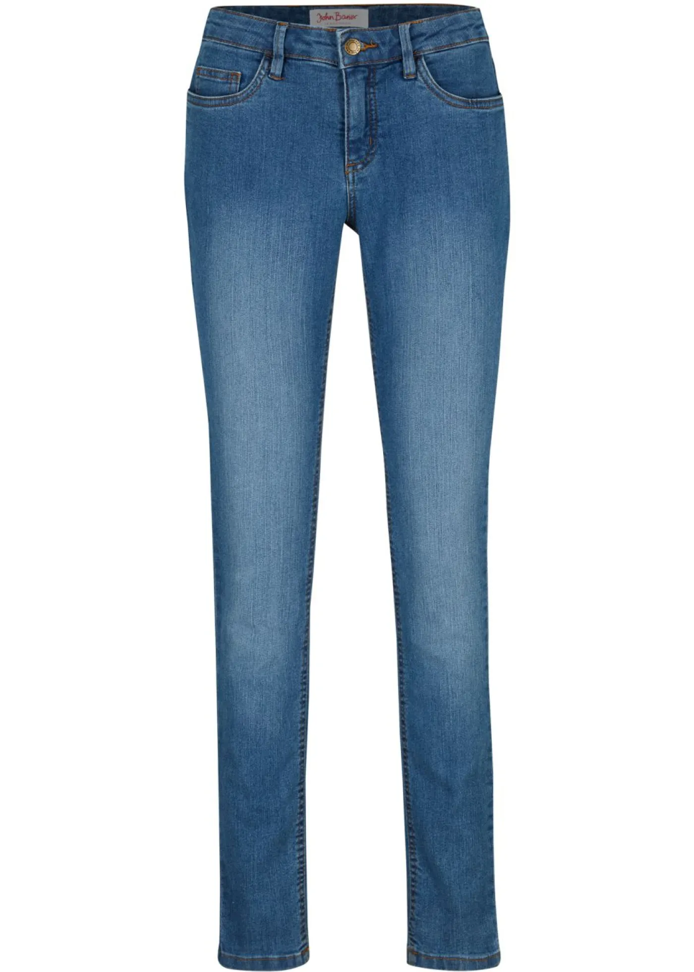 New Vaqueros skinny, mid waist, elásticos Mujer Tallas Pequeñas