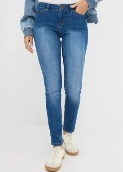 New Vaqueros skinny, mid waist, elásticos Mujer Tallas Pequeñas