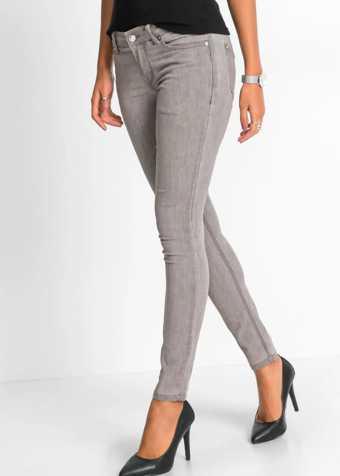 New Vaqueros skinny, mid waist, elásticos Mujer Vaqueros