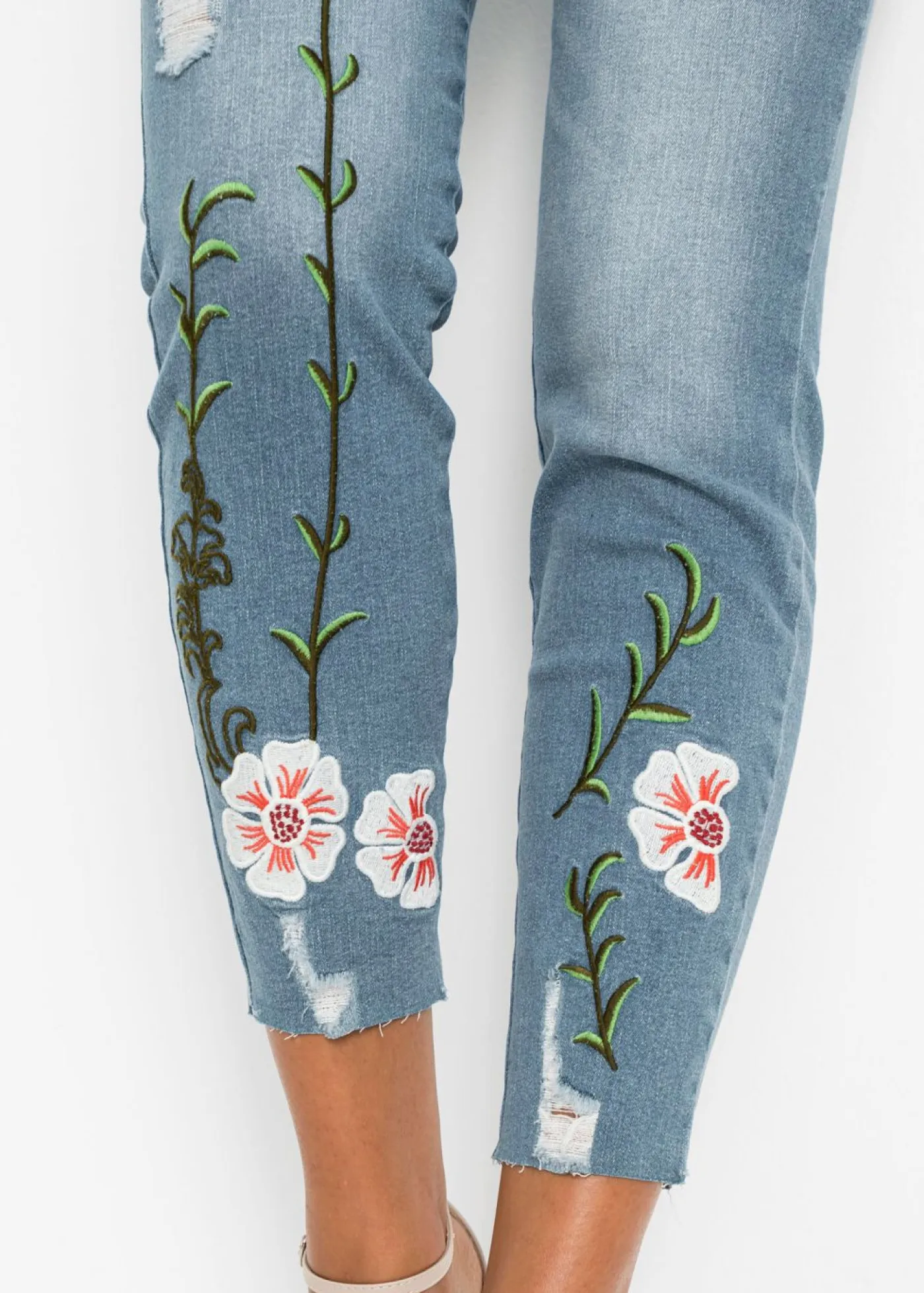 Outlet Vaqueros skinny, mid waist, elásticos Mujer Vaqueros