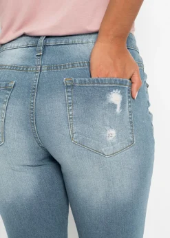 Outlet Vaqueros skinny, mid waist, elásticos Mujer Vaqueros