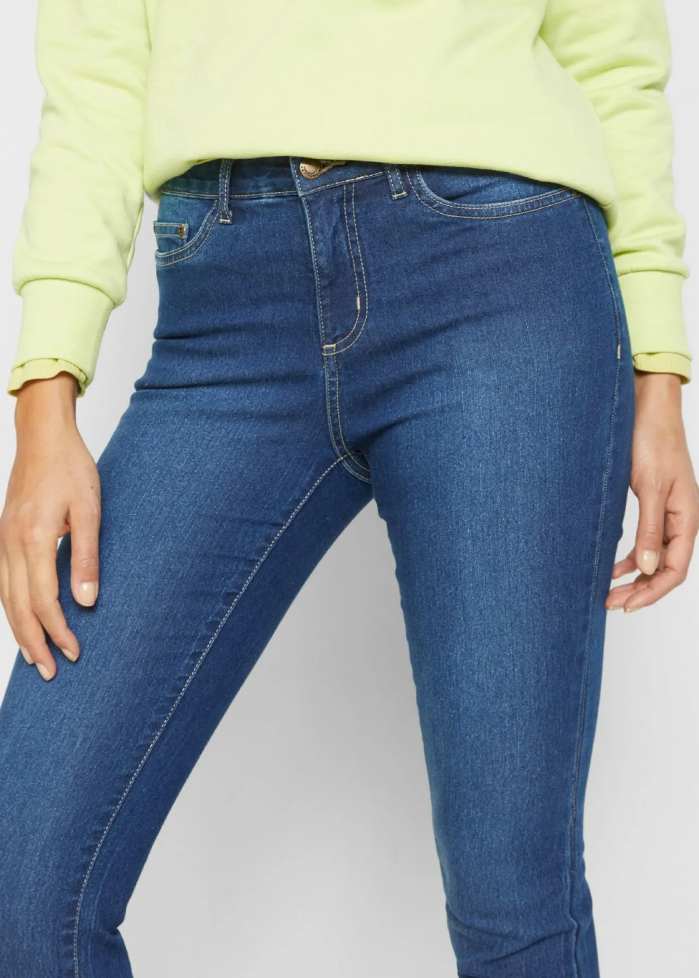 Outlet Vaqueros skinny, mid waist, elásticos Mujer Vaqueros