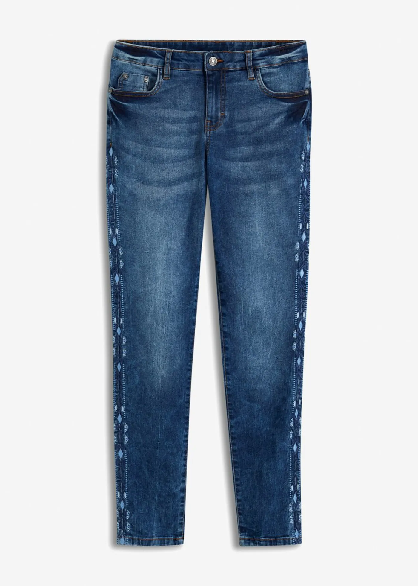 Online Vaqueros skinny, mid waist, elásticos Mujer Vaqueros