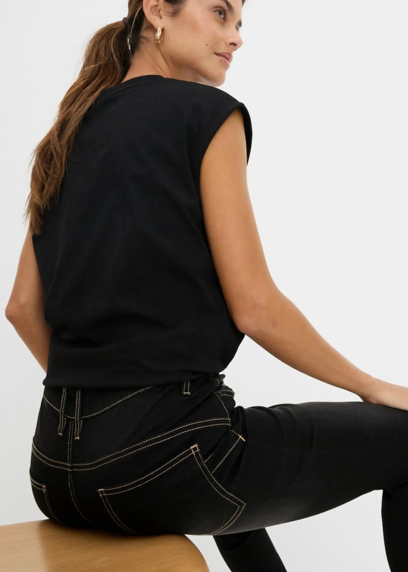 Hot Vaqueros slim fit, high waist, súper elásticos Mujer Vaqueros