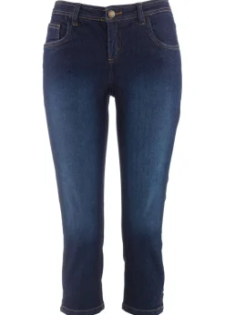 Discount Vaqueros slim fit, talle medio, cropped Mujer Vaqueros