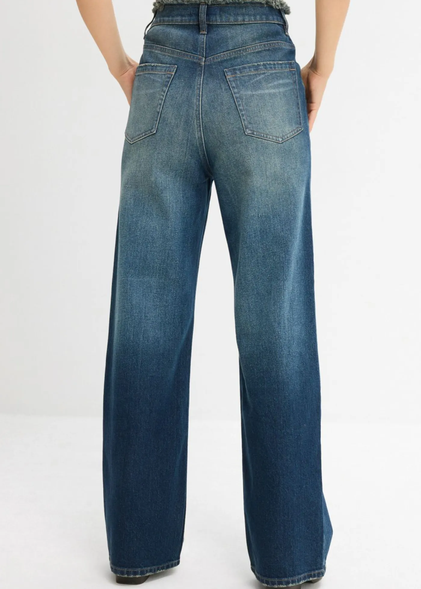 Vaqueros straight, high waist Mujer Vaqueros