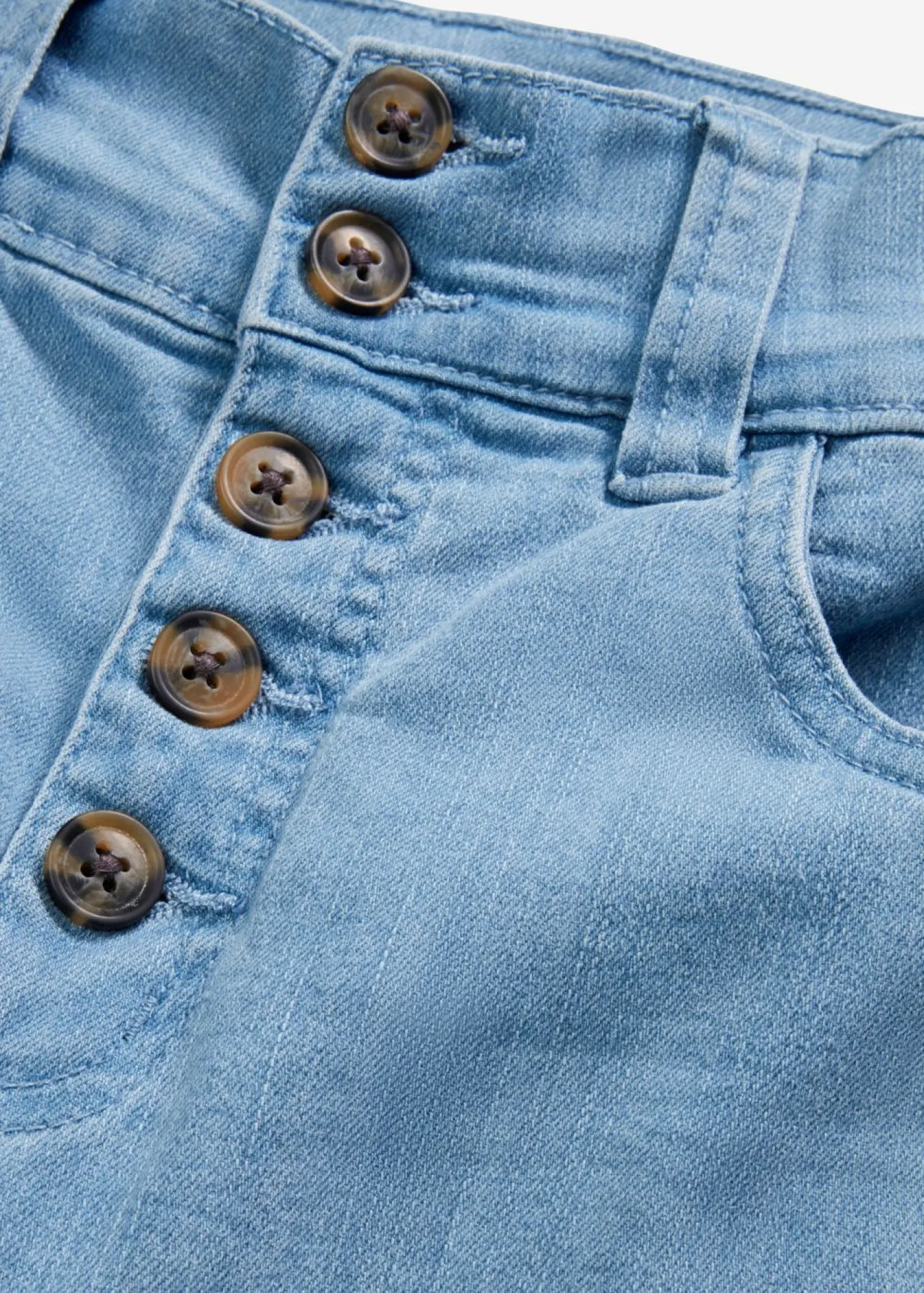 New Vaqueros straight, high waist, elásticos Mujer Vaqueros|Novedades