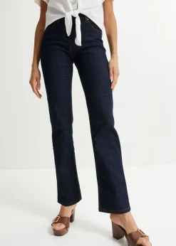 Best Vaqueros straight, mid waist, elásticos Mujer Tallas Pequeñas