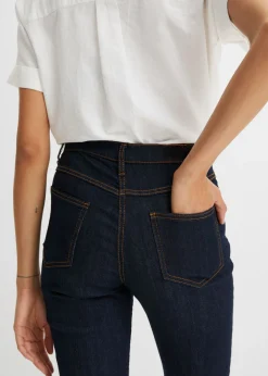 Best Vaqueros straight, mid waist, elásticos Mujer Tallas Pequeñas