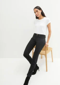 Hot Vaqueros straight, mid waist, elásticos Mujer Tallas Pequeñas