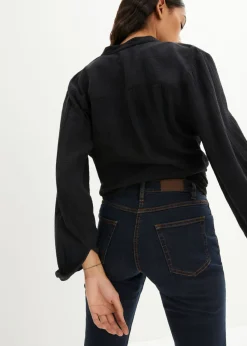 Best Vaqueros straight, mid waist, elásticos Mujer Tallas Pequeñas
